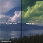 B+W 72mm Graduated Green 561 Filter