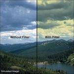 B+W 55mm Graduated Yellow-Green 560 Filter