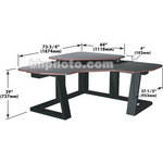 Winsted Digital Corner Workstation Editing Desk  E4515 (Black)