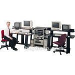 Winsted E4695 Multipurpose Digital Desk with 35" Rack
