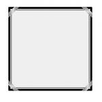 Chimera 42x42" Reflector Fabric - 1/2 Grid Cloth