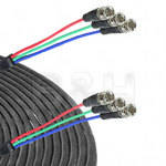 Comprehensive 3-BNC Male to 3-BNC Male Component Cable - 25 ft