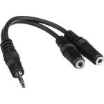 Comprehensive MP/2MJ-C Mini Male to Two Mini Female Y-Cable 6"