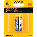 Kodak Bateria Alcalina AAA de 1,5V - Kit com 2
