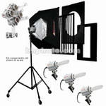 Photoflex 3-Starlite QL 1 Softbox Light Kit