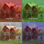 Hoya 58mm Pop Special Color Effects Glass Filter Set (Green, Blue & Red)