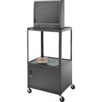 Advance Carrinho Pixmate Tipo Gabinete - 25x30x54 polegadas (63,5 x 76,2 x 137,16cm) (PLA) preto