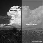 B+W 77 mm 091 Dark Red (029)  Slim  Glass Filter