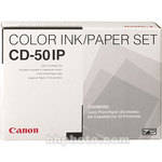 Canon CD-50IP Color Ink & Paper Set (standard paper, 50 sheets)