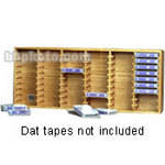 Datrax / Bryco DR-60 Solid Oak Finish Holds 60 DAT Tapes