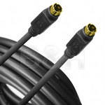 Hosa Technology S-Video 4-pin Male to 4-pin Male Gold Cable - 25 ft