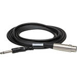 Hosa Technology Mono 1/4" Male to 3-Pin XLR Female Cable - 5'