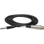 Hosa Technology Stereo 1/4" Male to XLR Female Cable - 5