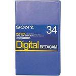 Sony BCT-D34L 34 Minute Large Digital Betacam Cassette