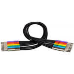 Hosa Technology Patchbay TT Male to TT Male Bantam Cable  - 3' (set of 8)