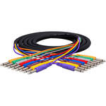 Hosa Technology CPP801 8x 1/4" Phone to 1/4" Phone Snake Cable - 3.3' (1.0 m)