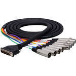 Hosa Technology DBK-258 DB-25 to XLR Breakout Snake for Mackie and Yamaha- 16.5' (5 m)
