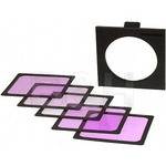 LEE Filters Conjunto de Filtros de Compensa��o de Cor Magenta (CC05, CC10, CC20, CC25 & CC30) com Suporte Para Gelatina de Encaixe