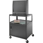 Advance A-V Cart, Cabinet- Black 25x30x34"