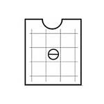 Beattie 83653  Intenscreen Focusing Screen for Yashica Mat TLR Cameras (Split-Image Horizontal with Grid)