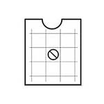 Beattie 83655  Intenscreen Focusing Screen for Yashica Mat TLR Cameras (Split-Image Diagonal with Grid)