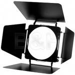 Dynalite 4 Leaf Barndoor Set, Filter Frame for Dynalite & Comet 7" Reflectors