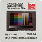 Kodak #Q-60E3 Target- 35mm Ektachrome Film