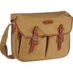 Billingham Hadley Shoulder Bag, Large (Khaki with Tan Leather Trim)