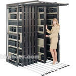 Winsted WIT7120 Pullout Tape Storage System (Brown/Beige)