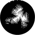 Rosco Steel Gobo #7282 - Dense Palm - Size A