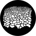 Rosco Steel Gobo #7619 - River Bed - Size M