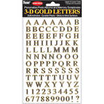 Pioneer Photo Albums 3D Gold Letters Stickers - #3DL-G