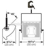 Altman Yoke - Single Cell, with Iron Pipe Clamp