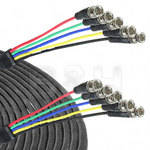 Canare 5-BNC Male to 5-BNC Male Cable - 3 ft