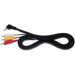 Sony VMC-20FR - Cabo A/V Mini Macho para 3 RCAs Machos (6,5 p�s - 1,98m) 
