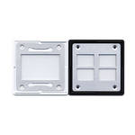 Gepe 11 x 16mm (2.3mm Thick) 4-Opening Anti-Newton Glass Slide Mounts - 5 Mounts