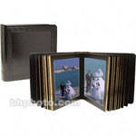 Albums-X Library Bound Embossed Photo/Wedding Album Cover - for Up To 18 Pages 5x7" (Black/Gold)