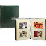 Albums-X Elan Spiral Album - For 4 x 5" Photos - 10 Pages - Green