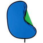 Westcott 3x4' Sheet Collapsible 2-in-1 Muslin Background - Chromakey Blue/Green
