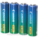Canon NB4-100 AA NiMH Rechargeable Batteries (4 Pack 1600mAh)