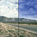Hoya 55mm Graduated Blue Filter
