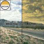 Hoya 52mm Half-Color Brown Glass Filter