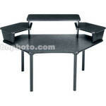 Middle-Atlantic Corner Video Desk w/ 3-Pce Overbridge  MDV-CNR3  (Graphite)