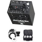 Profoto Acute 2R 2 Head 1200 W/S Pro Value Pack, Case (90-260V)