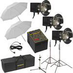 Novatron D1000 Convertible Pro 3 Light Kit