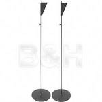 JBL FS-300 Floor Stand for Satellite Speakers - Pair - Black