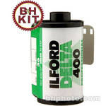 Ilford Delta-400 Professional 135-36 B&W Print Film (ISO-400) - 50 Roll Pack
