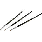 General Brand Retouching Brush Set "0", "00", "000"