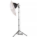 Smith-Victor KT-400 Single Light Umbrella Tungsten Light Kit (120VAC)