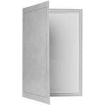 Winthrop-Atkins Portrait Folder - 5x7", Vertical Orientation, Gray - 25 Folders